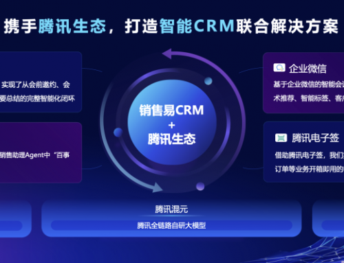 销售易融入腾讯企业级应用生态：业务场景更智能，客户经营更高效